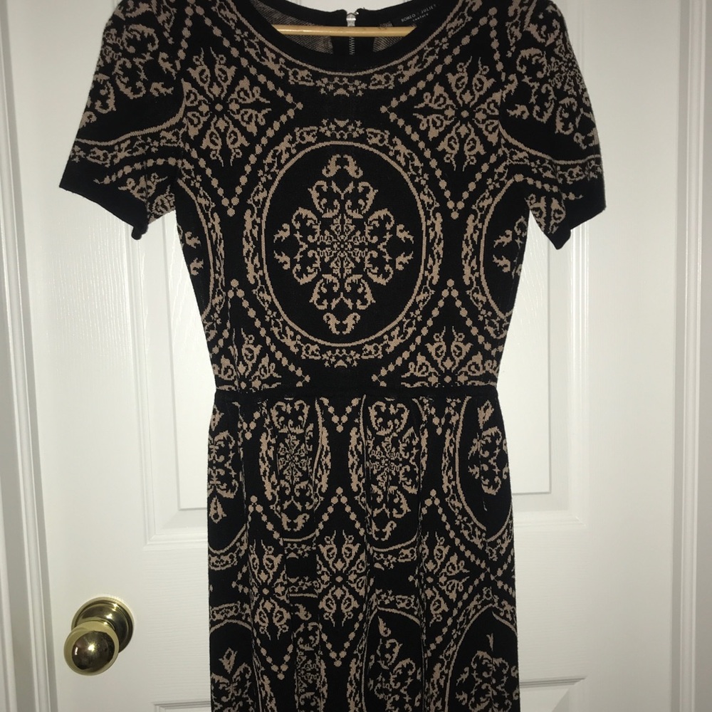 Black and Gold Dress